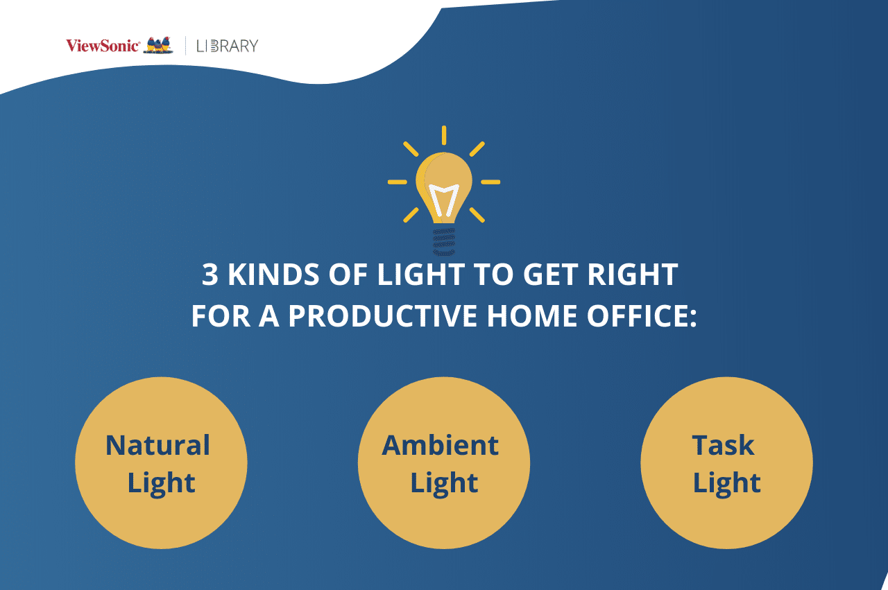 3 kind of light for remote work