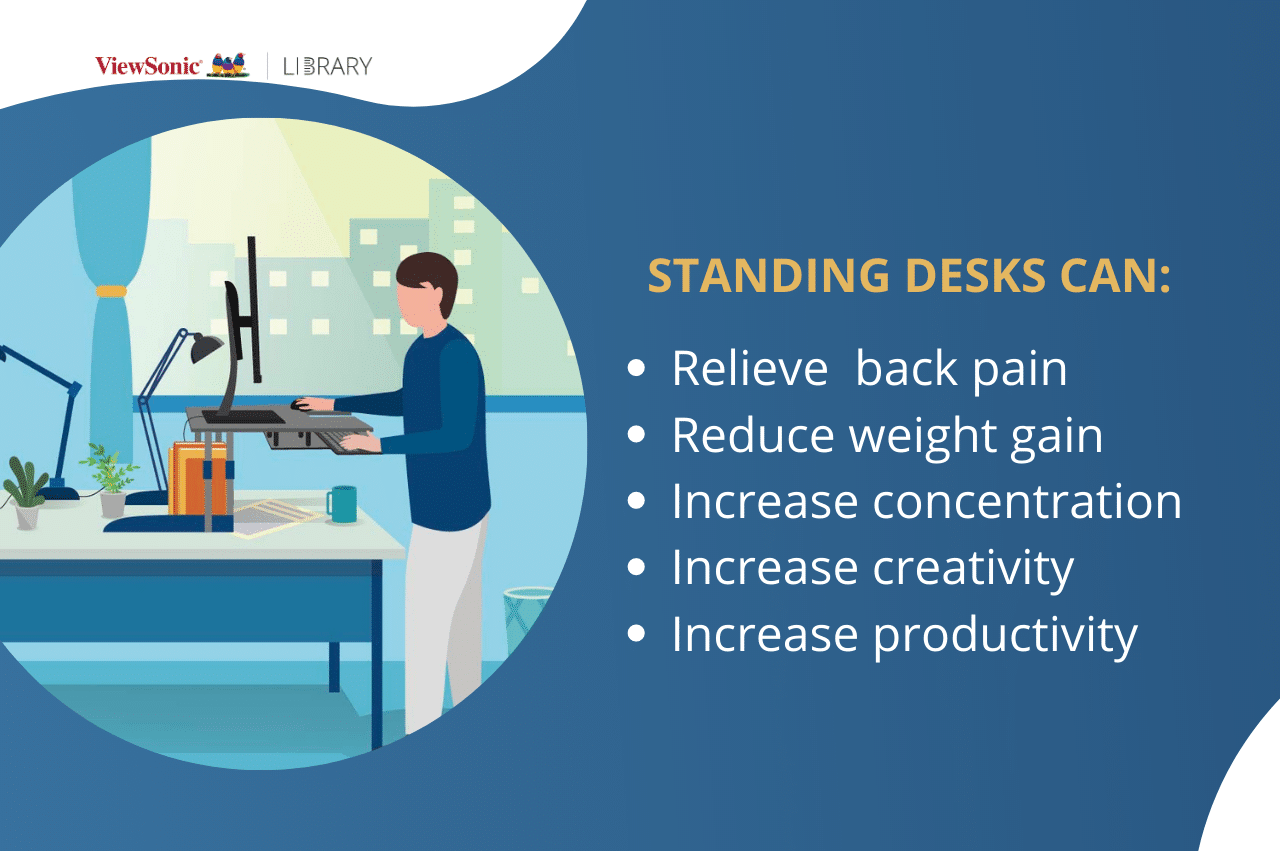 advantages of standing desk