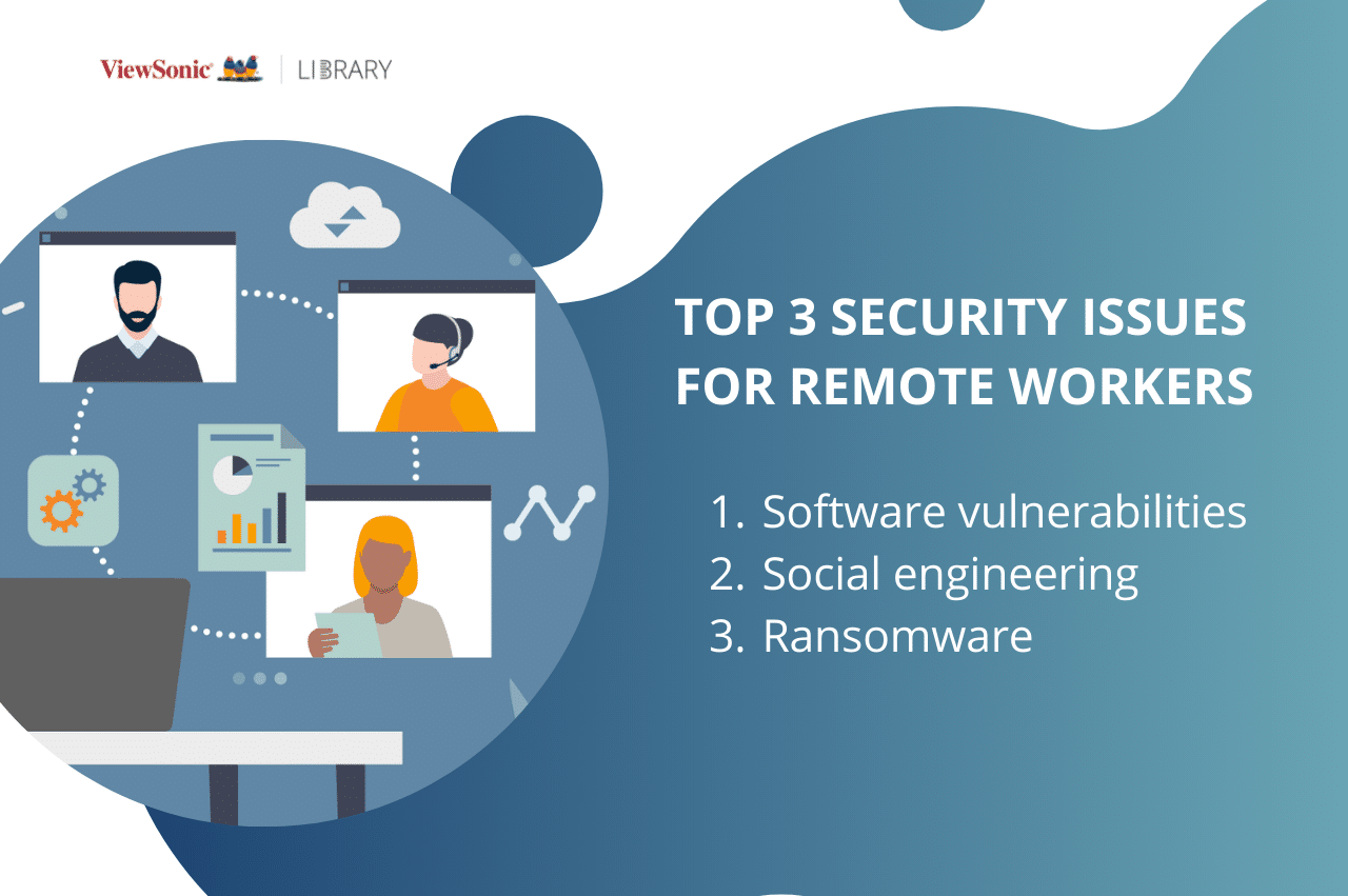 TOP 3 SECURITY ISSUES FOR REMOTE WORKERS